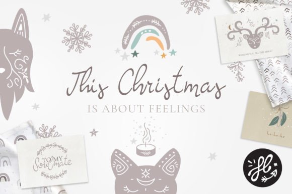 Download Boho Christmas Graphics Bundle - Bundle Collection