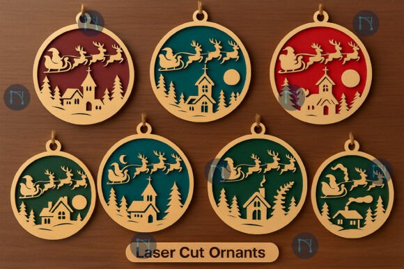 Download Santa Sleigh &amp; Reindeer SVG Bundle - Bundle Collection