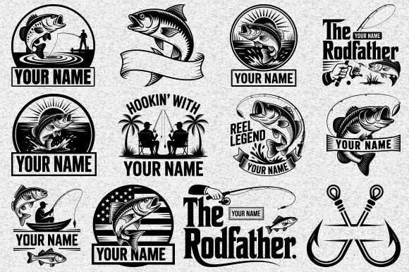 Download Fishing Svg Bundle, Bass Fishing Svg - Bundle Collection