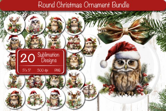 Download Christmas Ornament Sublimation Bundle - Bundle Collection