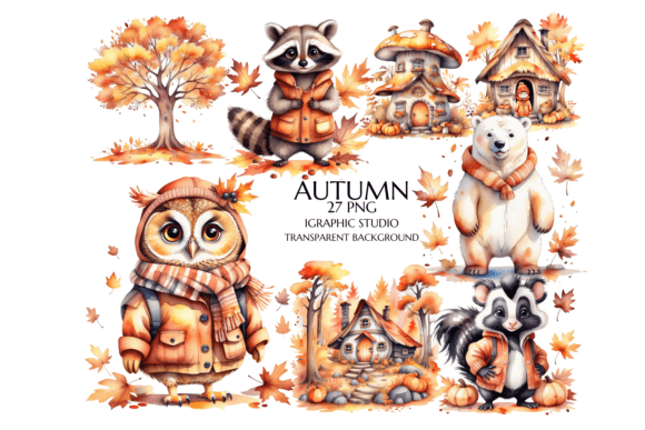 Download Autumn Woodland Animals Clipart - Premium Resources