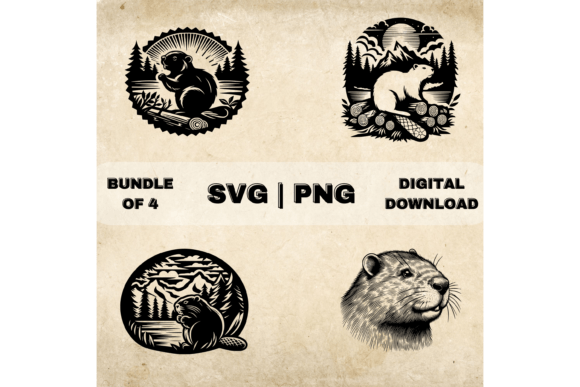 Download Beaver SVG Bundle, Beaver Clipart - Bundle Collection