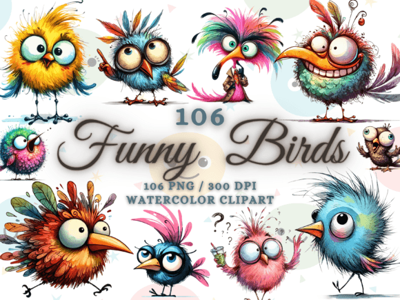 Download Funny Bird Clipart Bundle Funny Bird Png - Bundle Collection